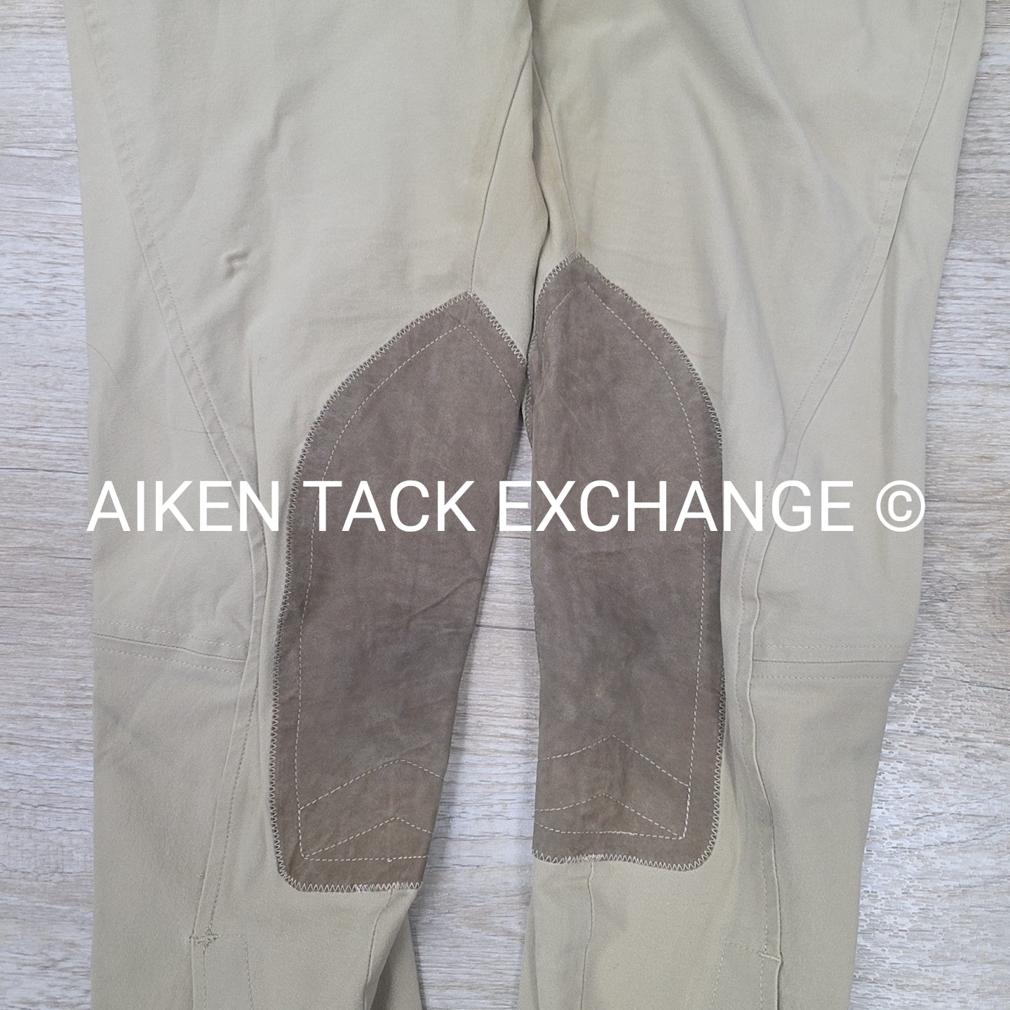 BARGAIN BUNDLE: 3 Pairs Tailored Sportsman Size Zip Knee Patch Breeches, 32