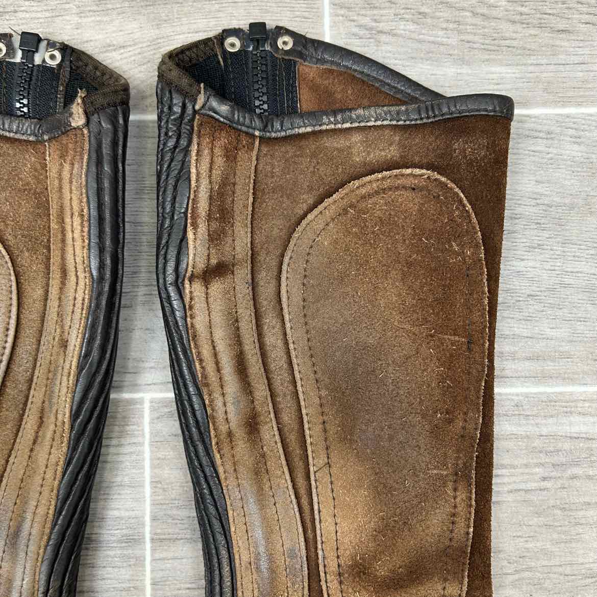Ovation Suede Half Chaps, Size Child's Tall