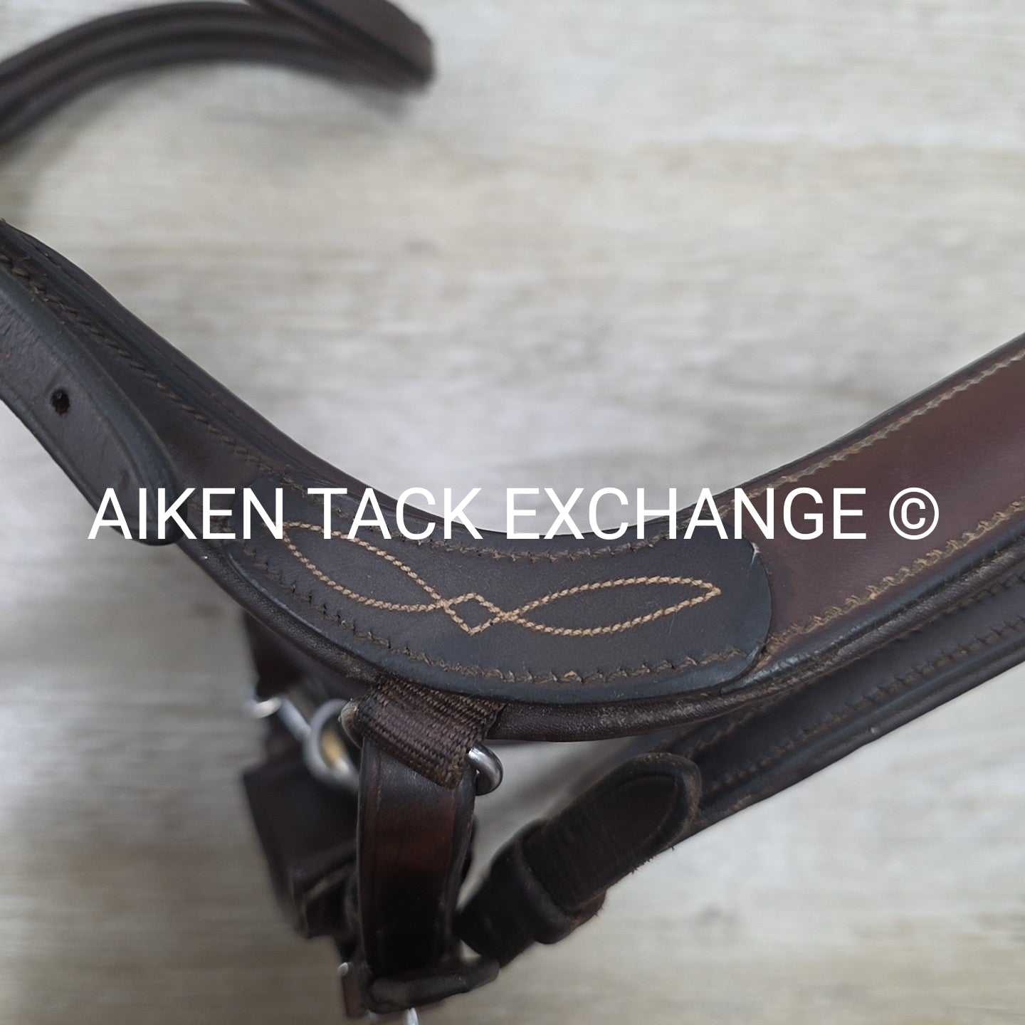 PS of Sweden Jump Off Anatomic Bridle, No Reins, Brown, Size Full