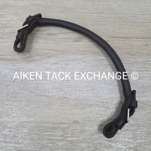 Rolled Leather Grab Strap