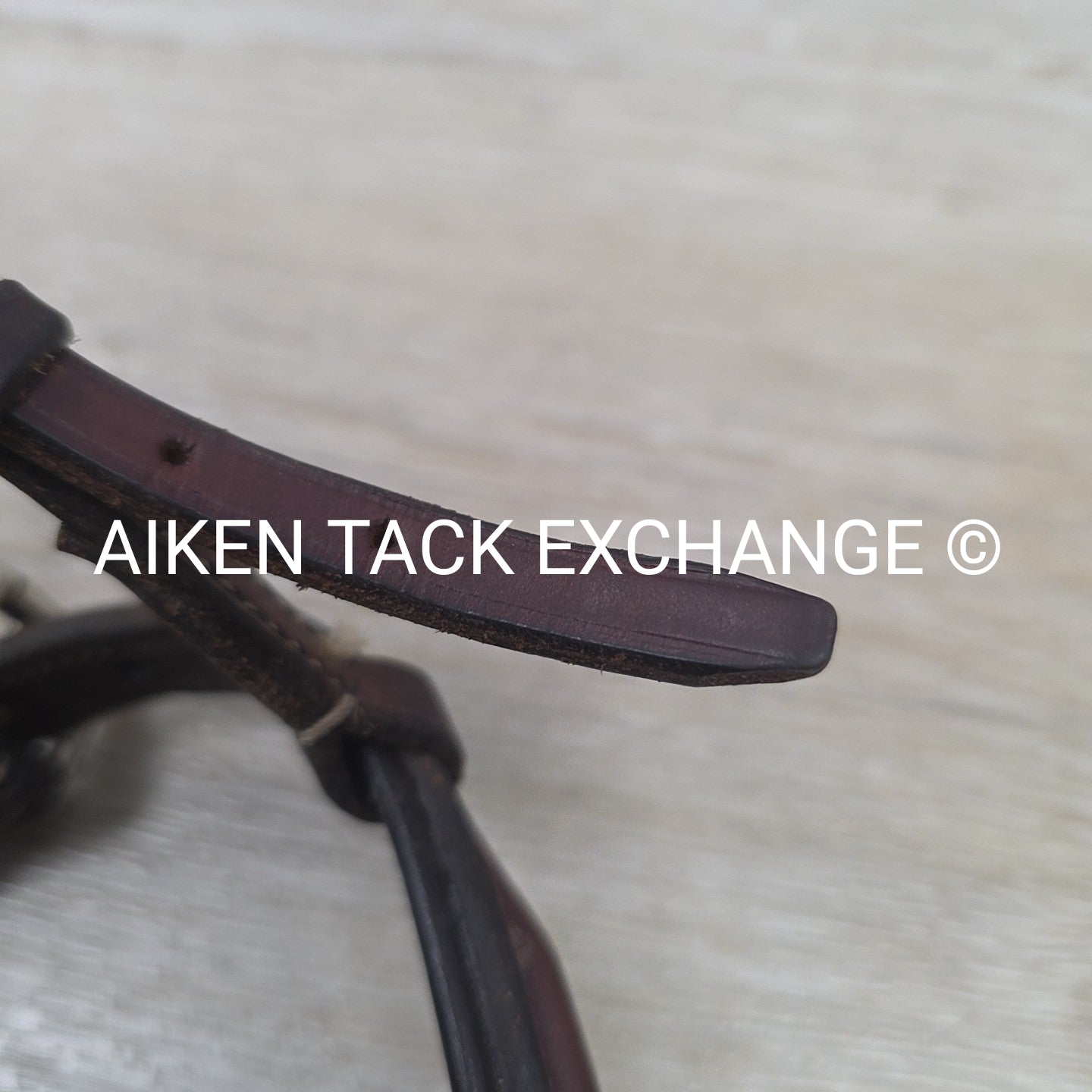 Edgewood Plaid Raised Flash Noseband, Missing Flash Strap, Brown, Size Full