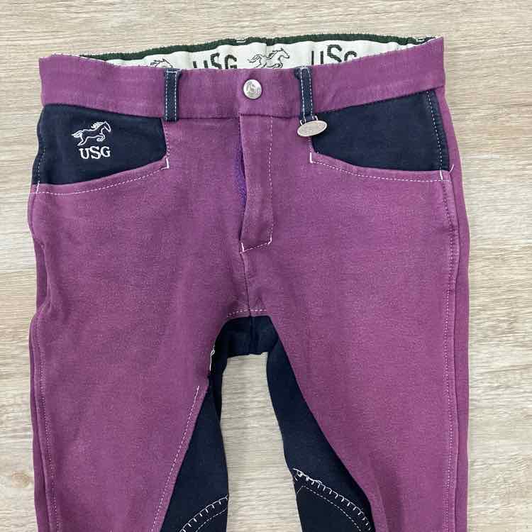 BARGAIN BUNDLE: 2 Pair KL Select USG Knee Patch Breeches, Size 12