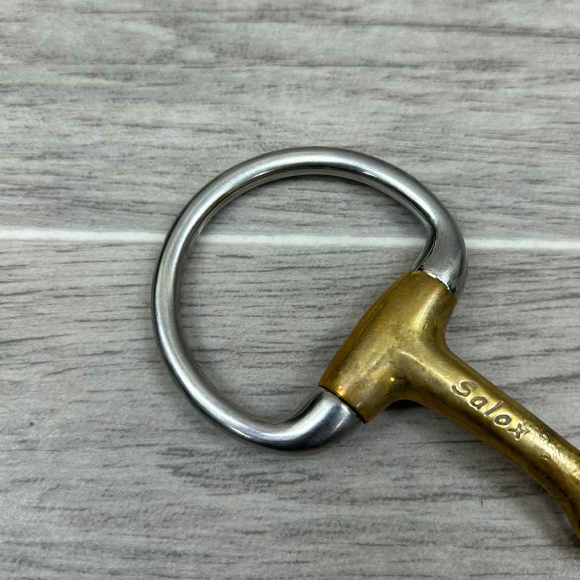 Neue Schule Trans Angled Lozenge Eggbutt Bradoon Bit 4.75"