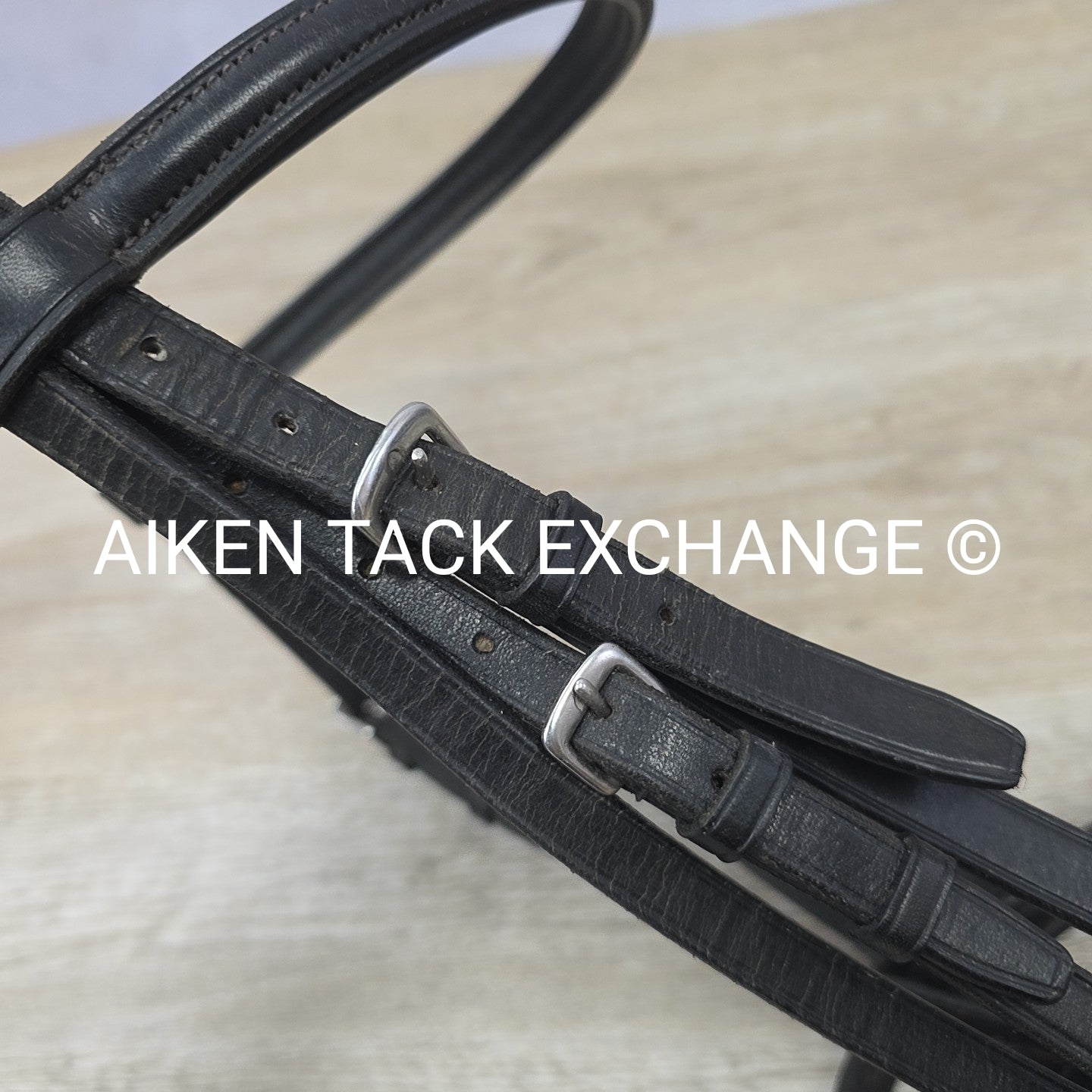 Passier & Sohn Flash Bridle with Cotton Web Reins, Black, Size Full