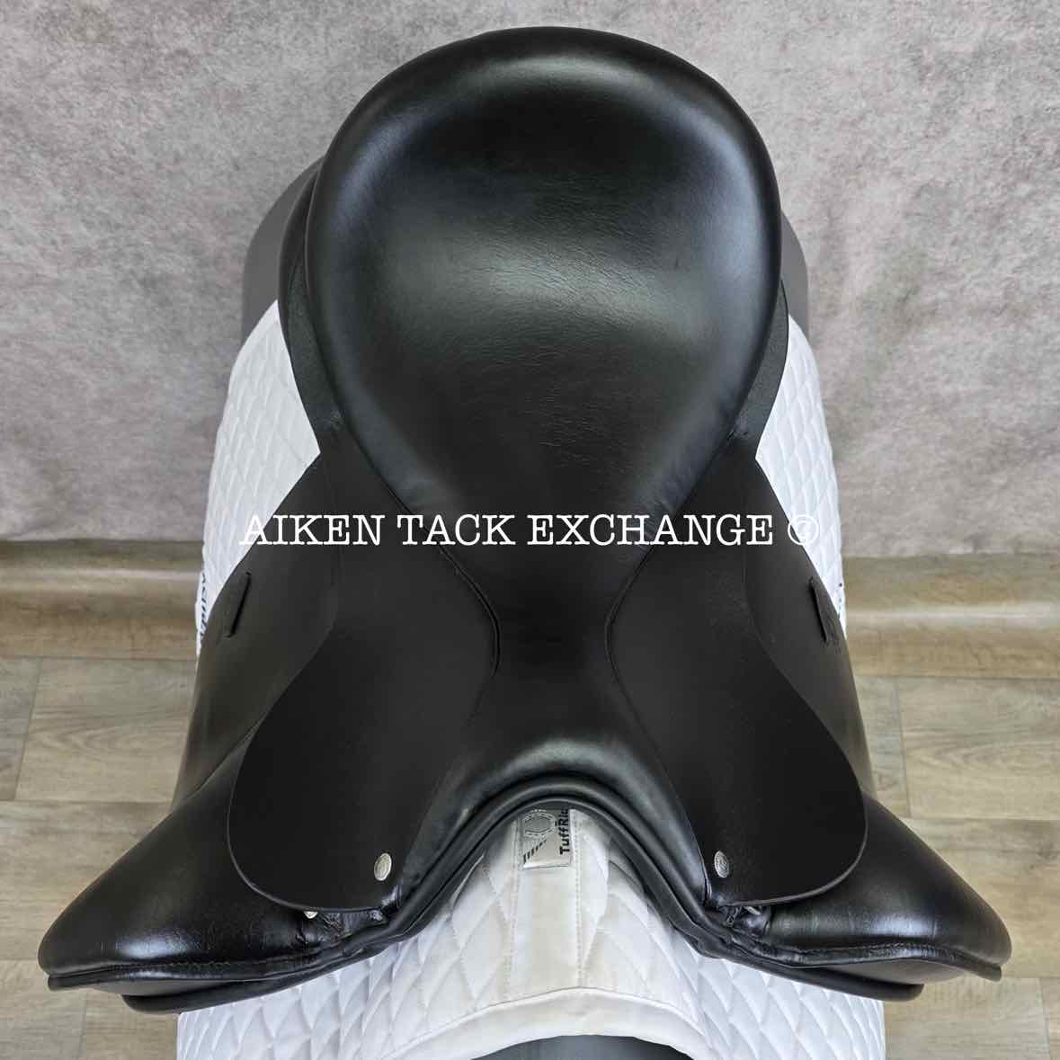 2018 Custom Saddlery Signature Steffen's Advantage Monoflap Dressage Saddle, 18" Seat, Adjustable Tree, Wool Flocked Panels