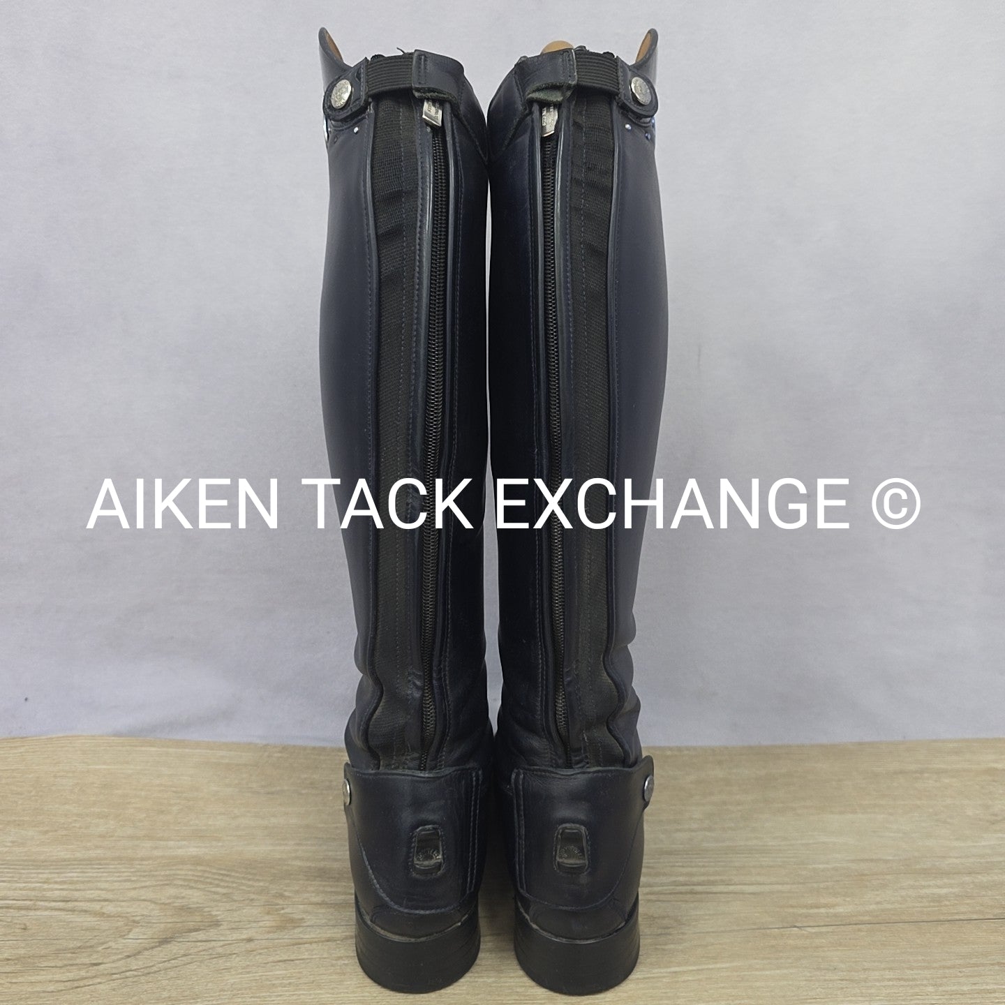 Romitelli Dress Boot with Matching Spur Straps, Size 39 Height 45 Width 44