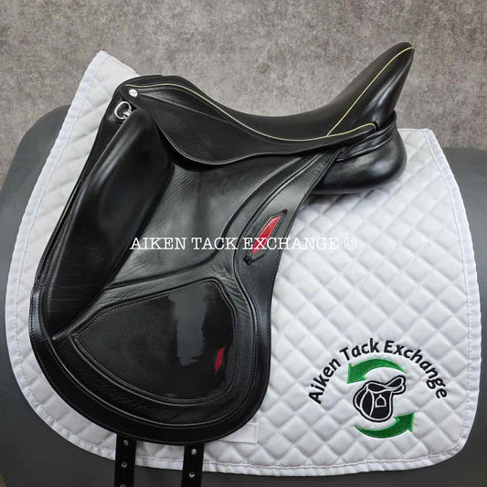 2021 Aviar Rook 1.0 Monoflap Dressage Saddle, 17.5" Seat, Adjustable Flex Tree, Foam Panels