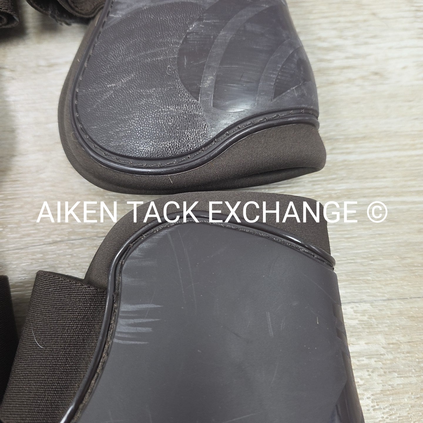 Horze Open Front Tendon Boot Set, Front & Hind, Brown, Size Full