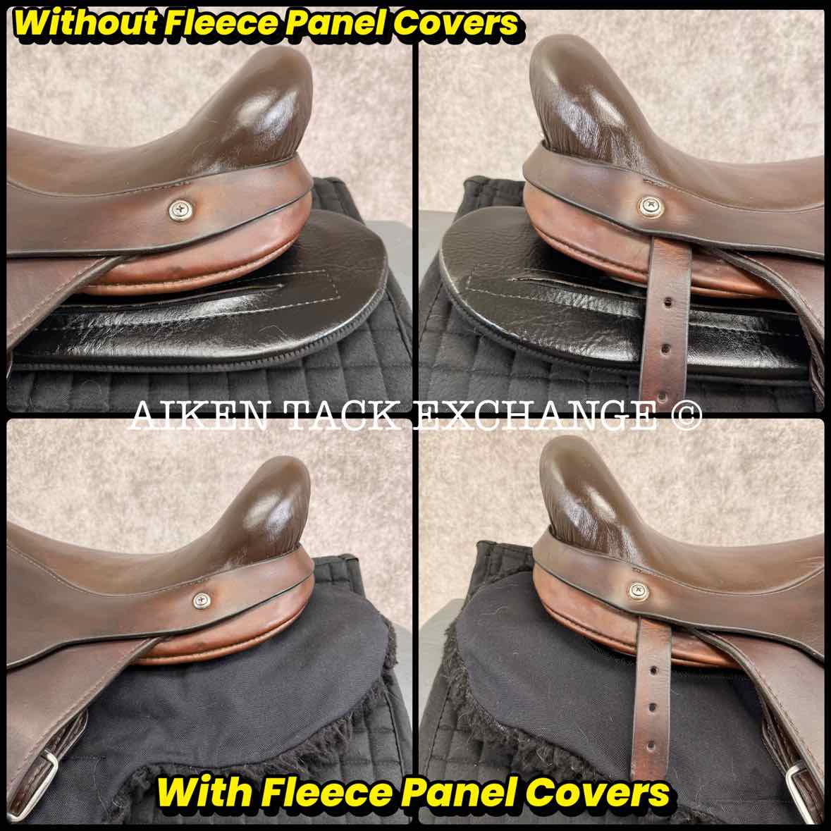Amera-Flex El Dorado All Purpose Endurance Saddle, 17.5" Seat, Flex Panels