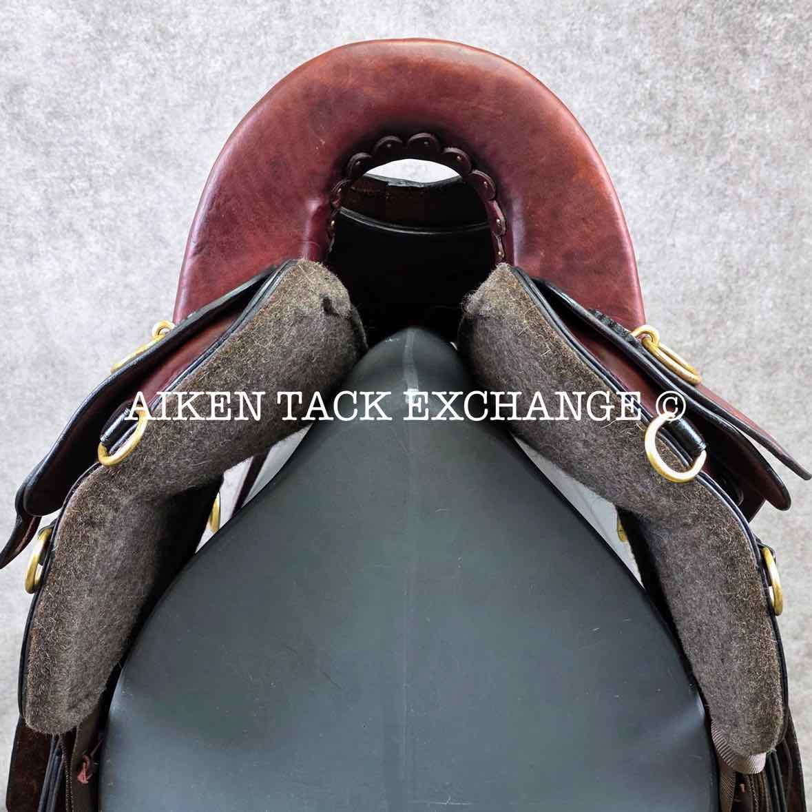 2015 Tucker 159 Endurance Trail Saddle, 17.5" Seat, Wide Tree - Full QH Bars