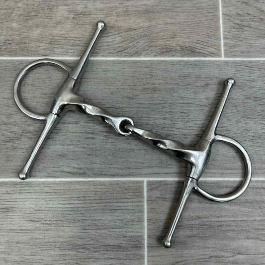 Single Joint Slow Twist Full Cheek Bit 5"