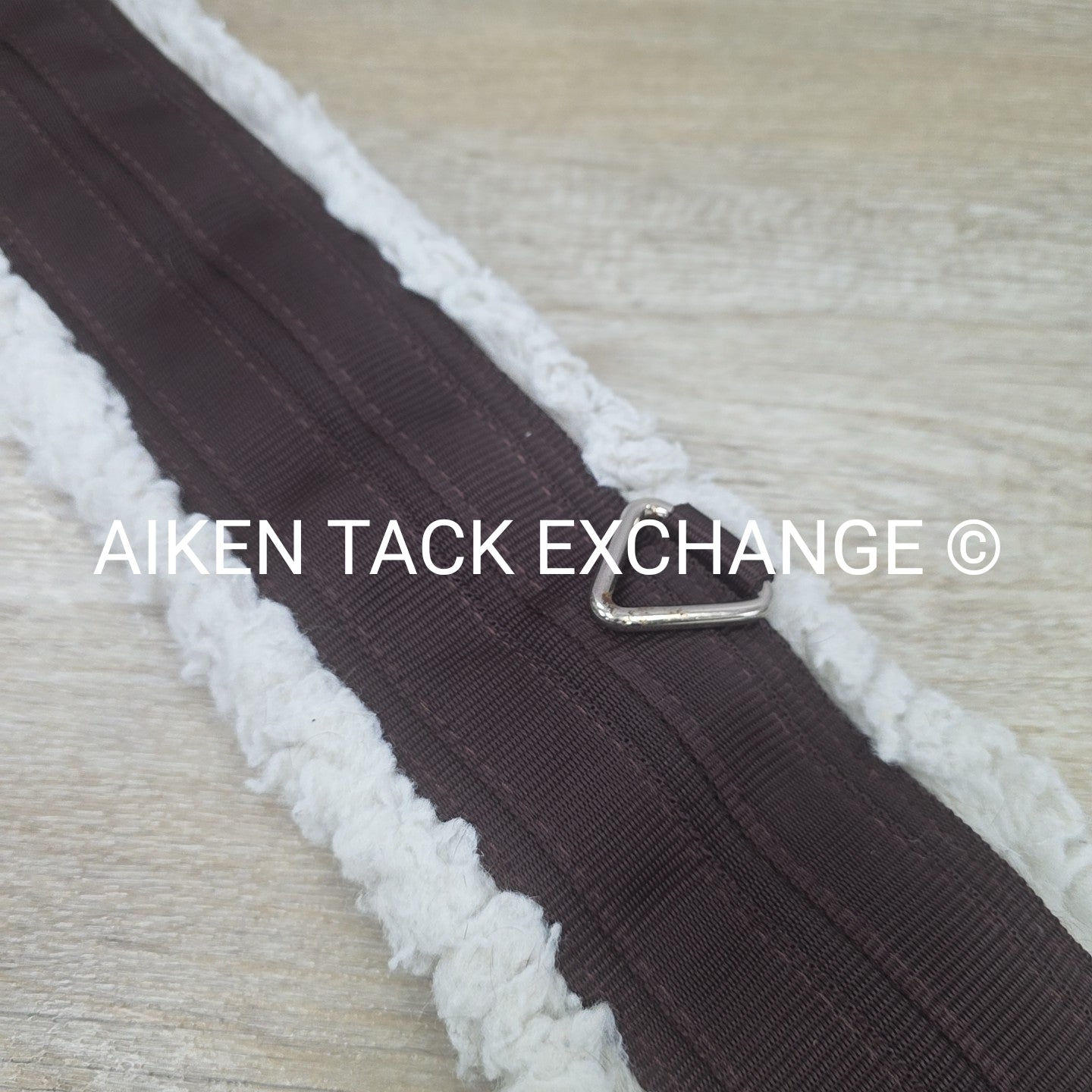 Fleece Girth with Double End Elastic, Brown, 48"