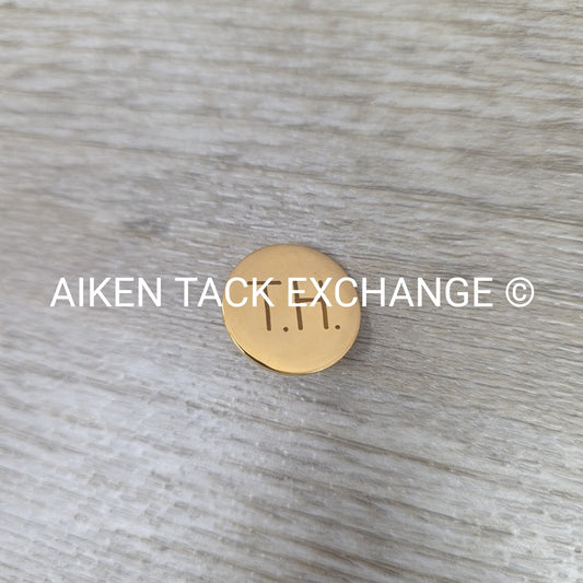 Tryon Hounds Brass Button, Large