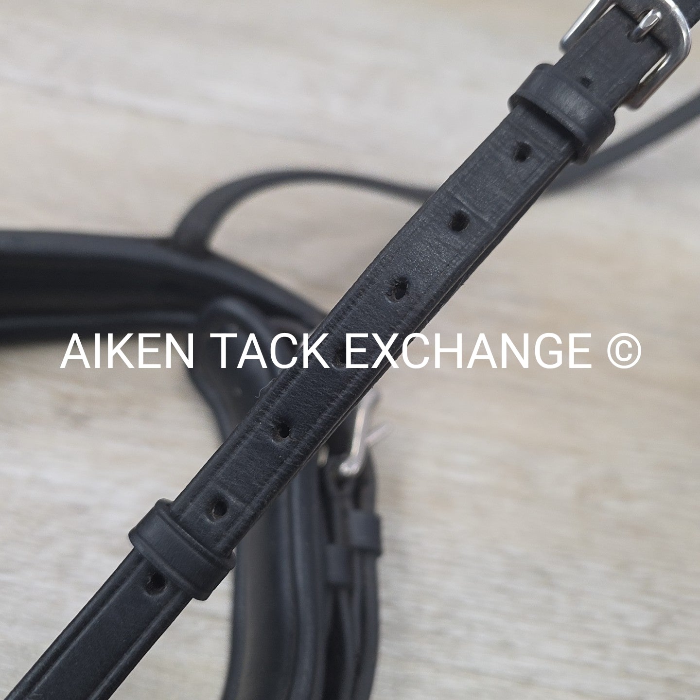 Passier Crank Noseband with Flash, Black, Size Full