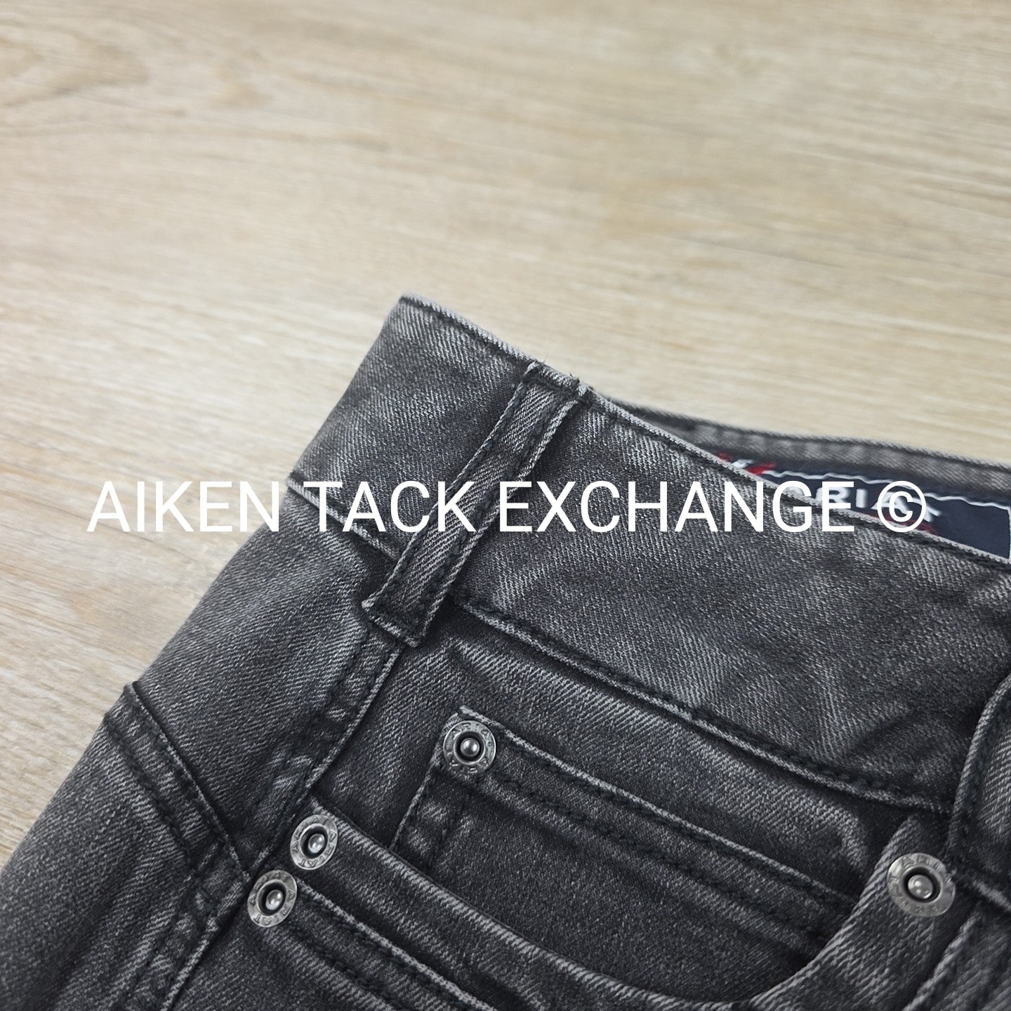 Ariat Halo G Denim Silicone Grip Full Seat Breeches, Size 24