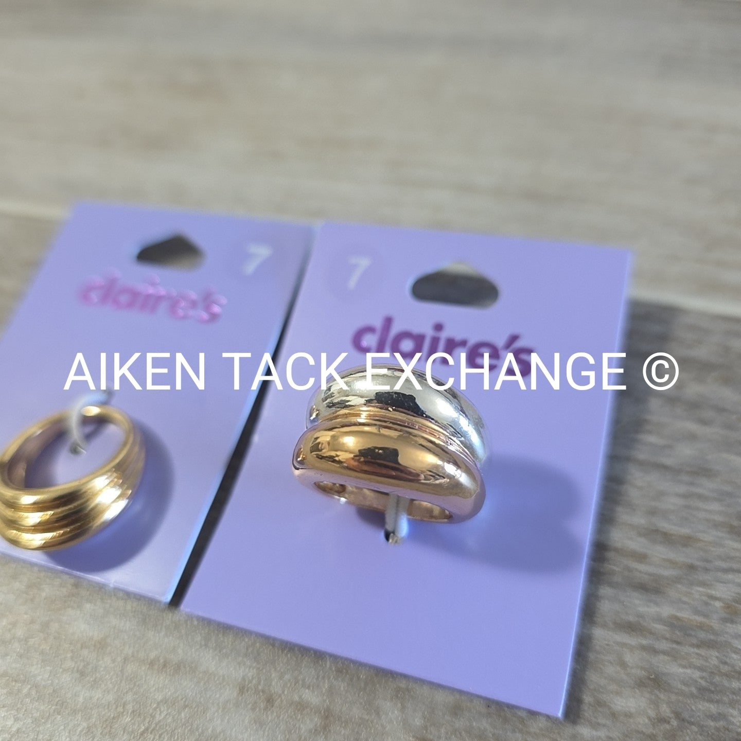 Claire's Rings (2) - Size 7