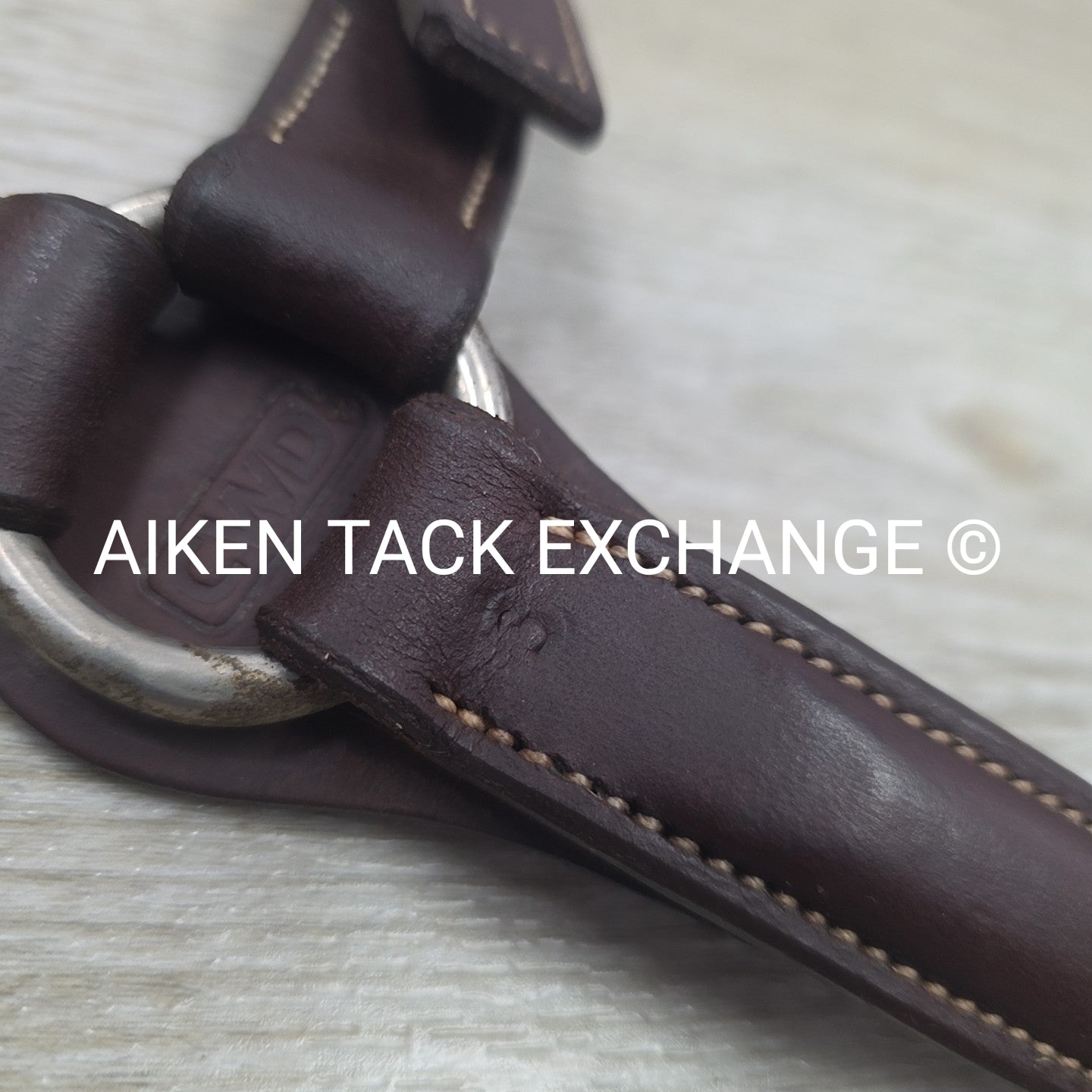CWD Bridge Breastplate with Wide Elastic, Brown, Size Full (3)
