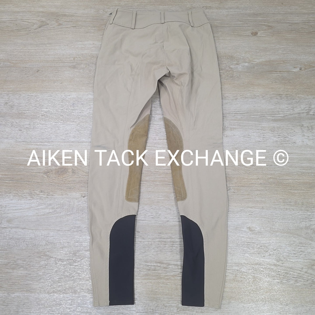 Tailored Sportsman Trophy Hunter Sock Bottom Knee Patch Breeches, Size 24