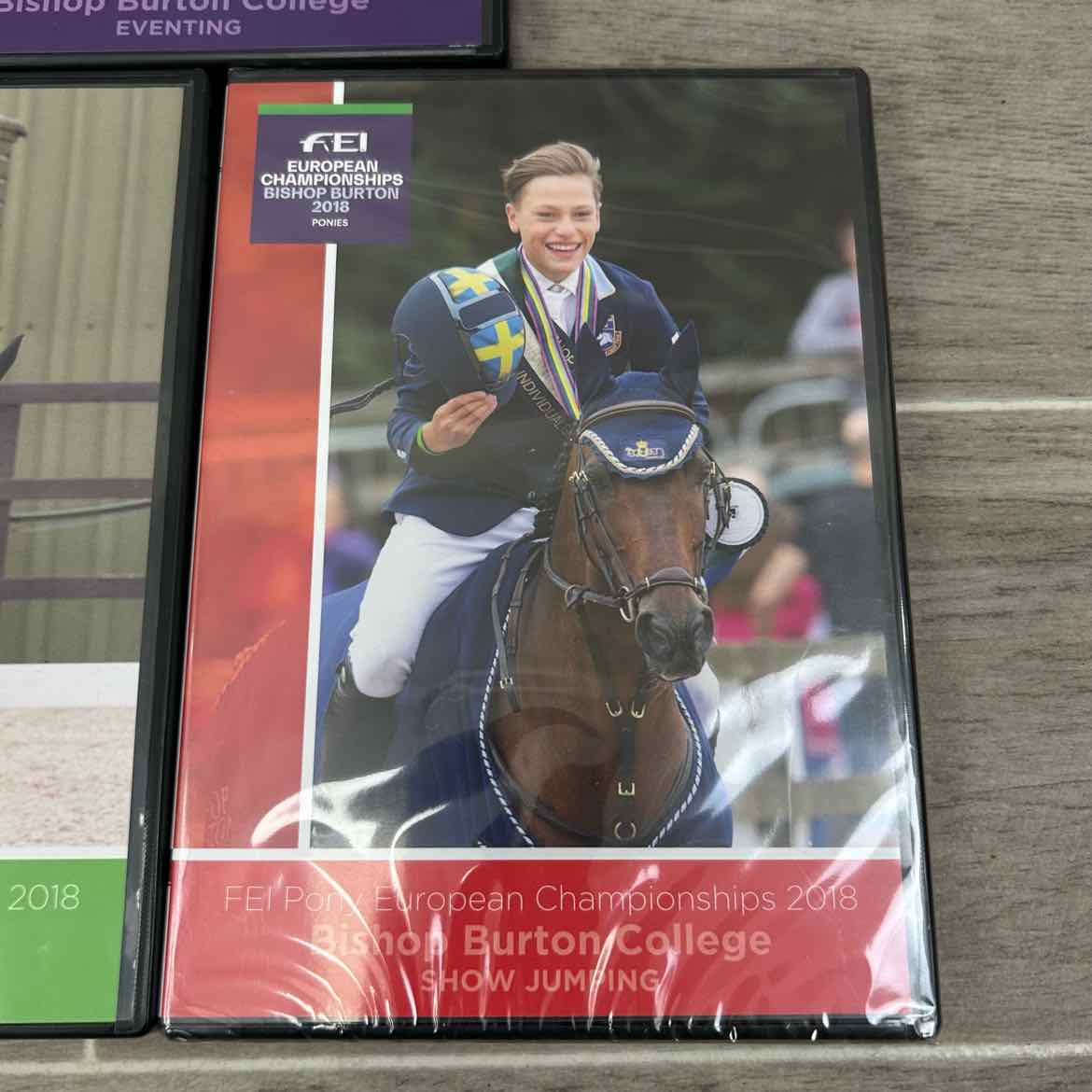 FEI Pony European Championships 2018 DVD Set: Dressage, Show Jumping, & Eventing