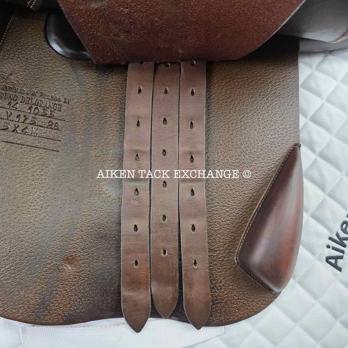 **SOLD** 2014 Bruno Delgrange Virtuose Jump Saddle, 17.5" Seat, 5X Flap, Medium Tree, Foam Panels
