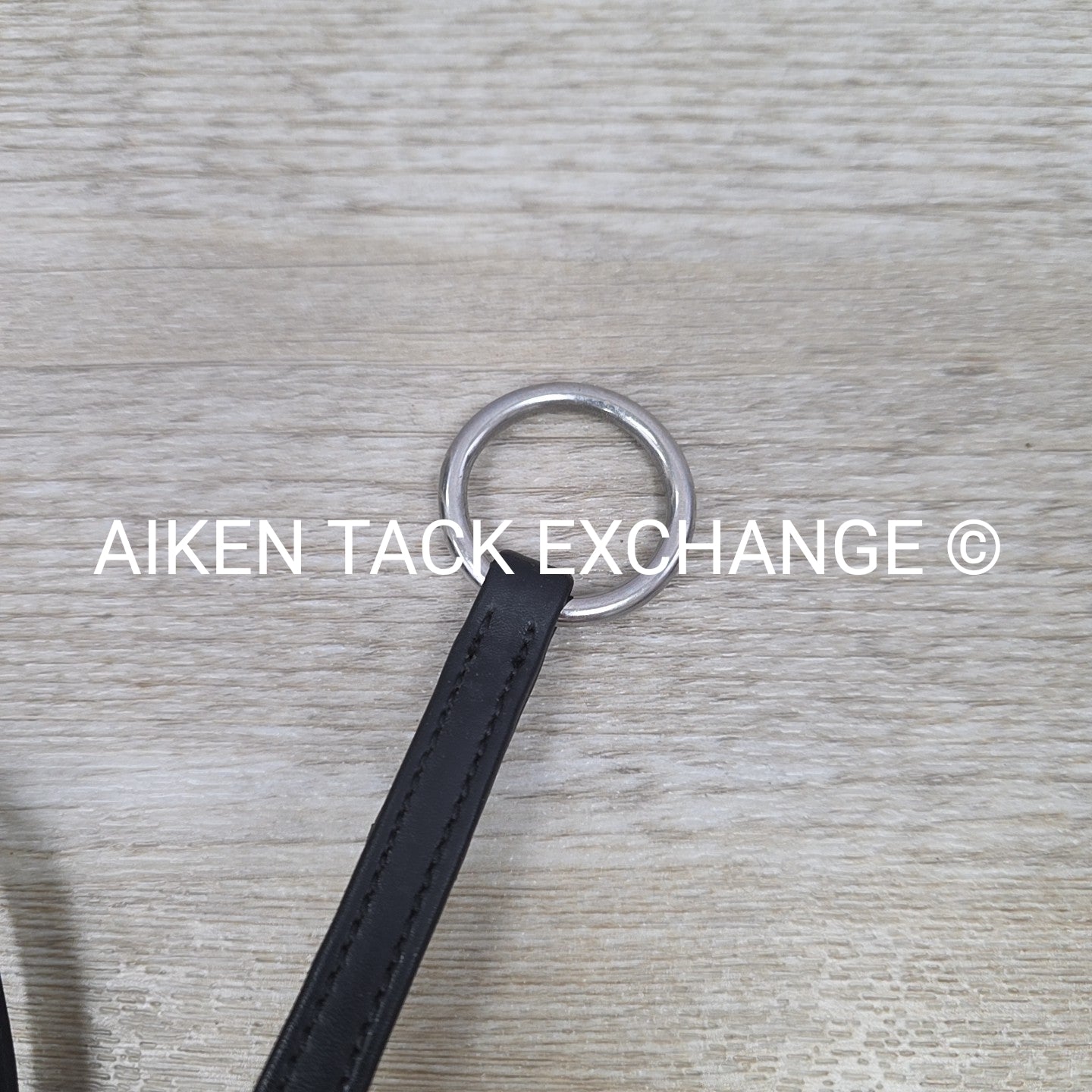 Synthetic Flat Running Martingale, Black, Size Cob