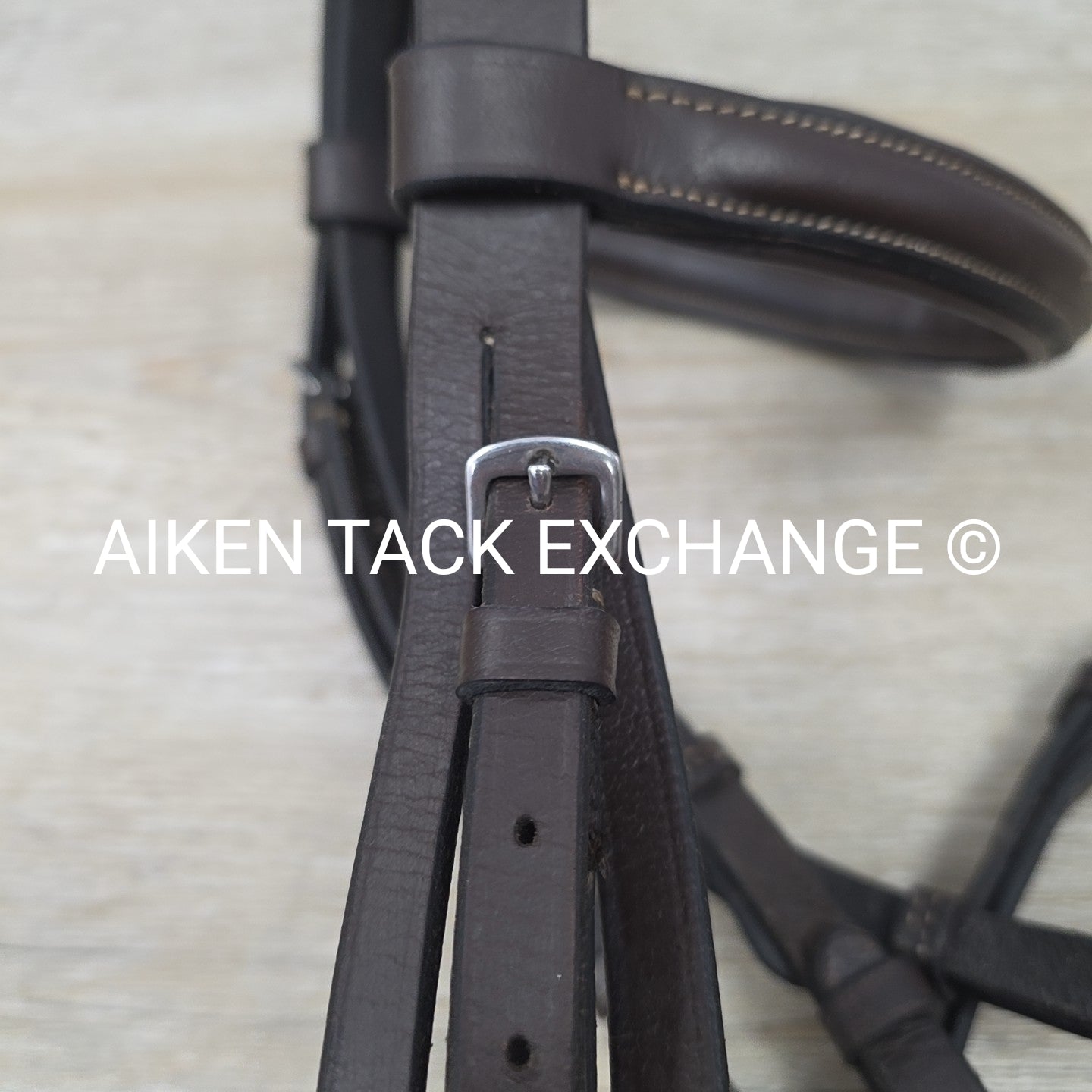 Raised Fancy Stitched Bridle with Laced Reins, Brown, Size Full