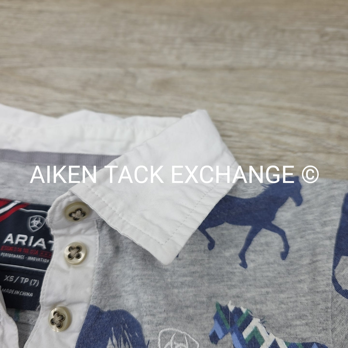 Ariat Short Sleeve Polo Top, Youth XS (7)