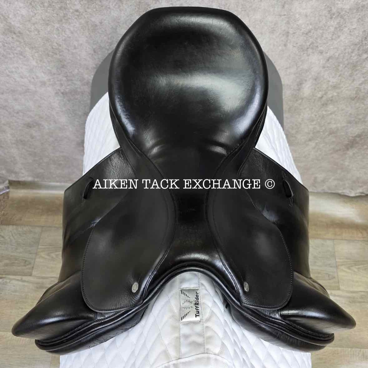 Hermes Corlandus Monoflap Dressage Saddle, 17.5" Seat, Medium Wide Tree, Foam Panels