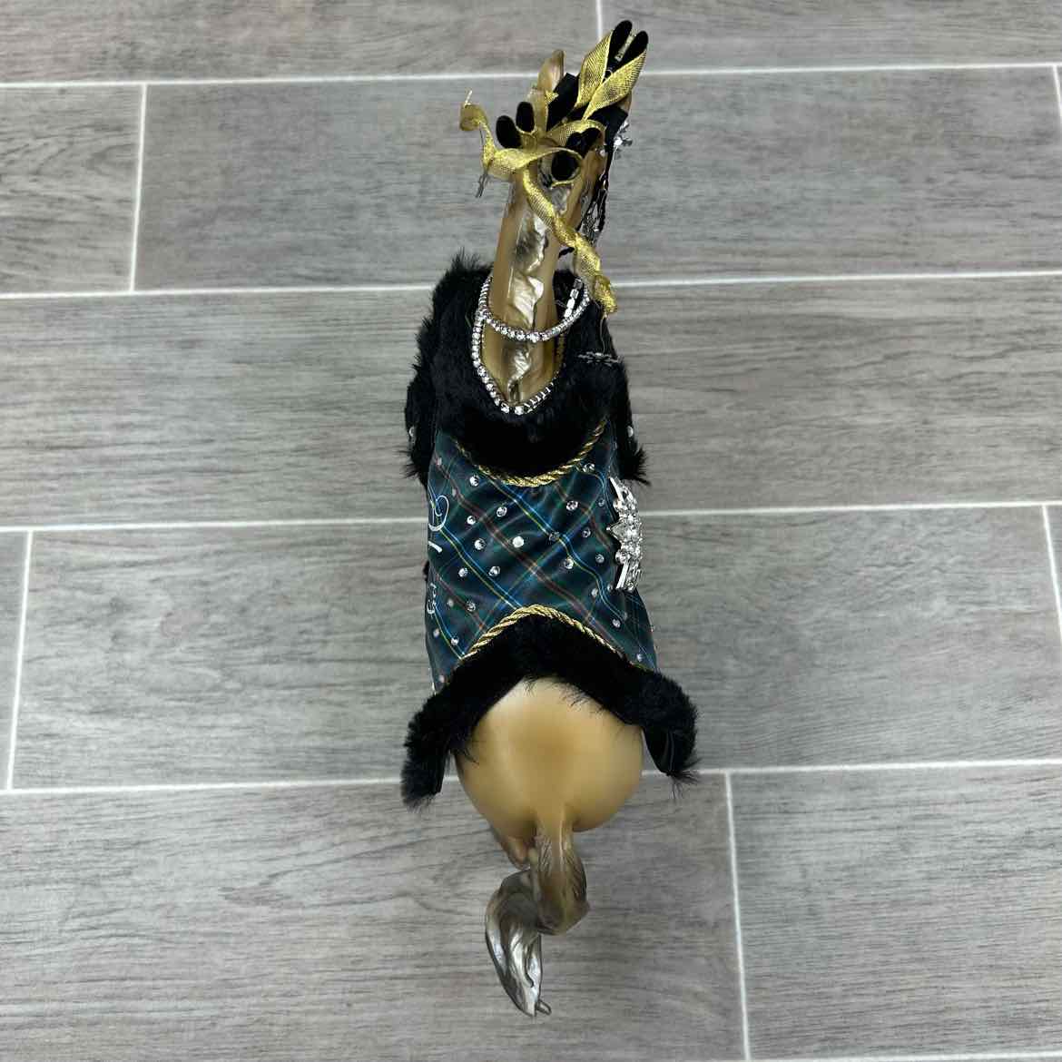 Breyer Brown Prancing Stallion with Holiday Blanket