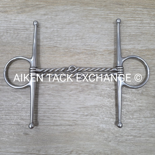 Full Cheek Double Twisted Wire Bit 5.25"