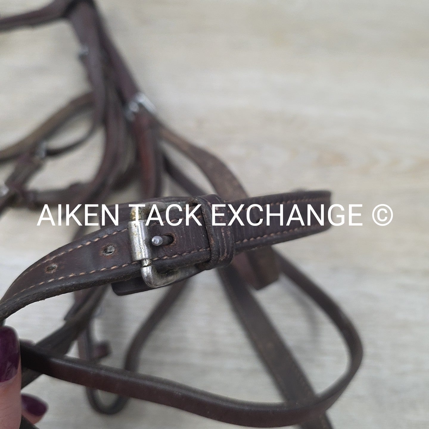BARGAIN BUNDLE: 2 Plain Raised Bridles with Laced Reins & Rubber Reins, Brown, S