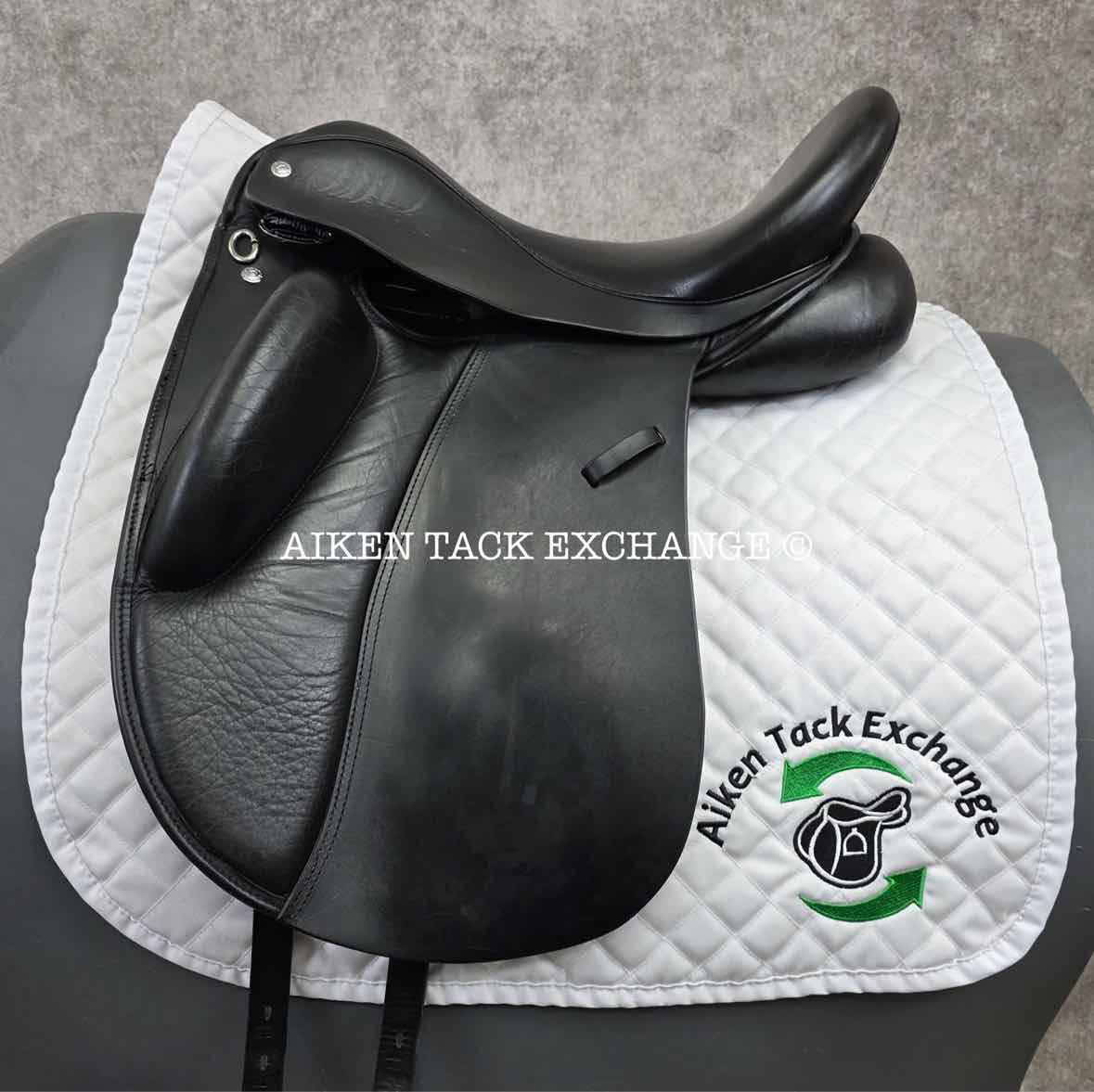 2013 Custom Saddlery Signature Wolfgang Solo Dressage Saddle, 16.5" Seat, Adjustable Tree, Wool Flocked Panels