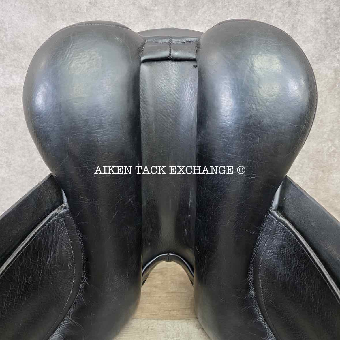 Albion SLK Dressage Saddle, 18" Seat, Medium Wide Tree, Wool Flocked Panels