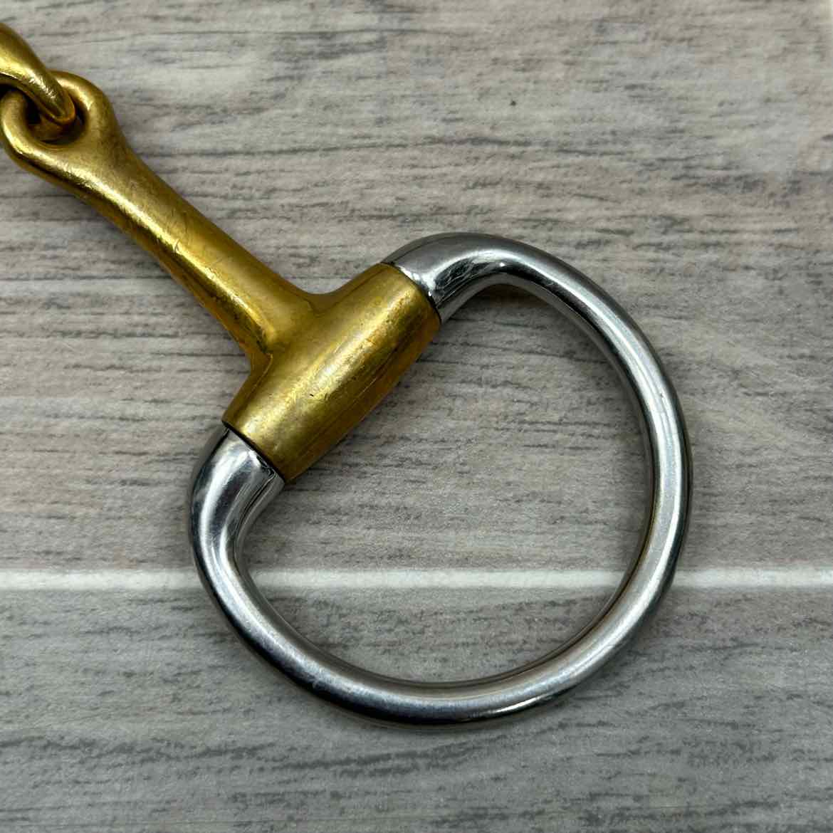 Neue Schule Trans Angled Lozenge Eggbutt Bradoon Bit 4.75"