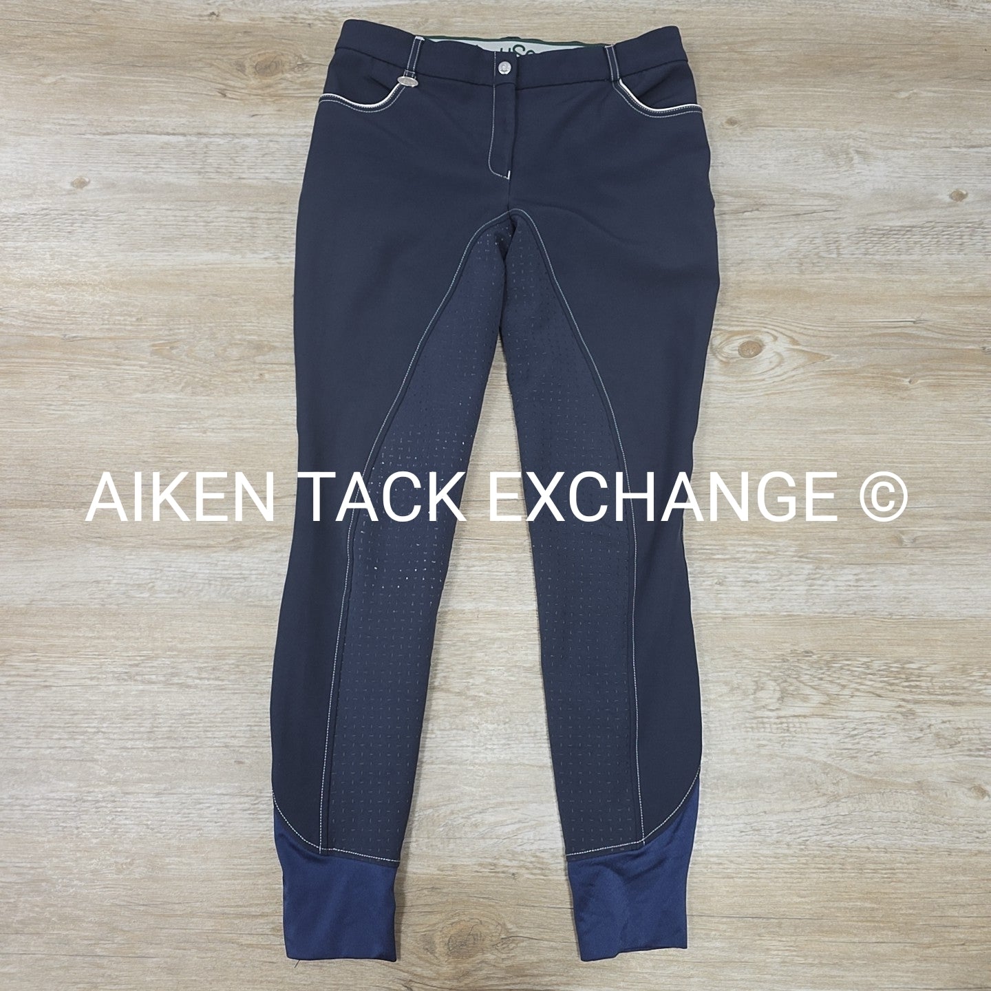 KL Select USG Silicone Grip Full Seat Breeches, Size 30 L