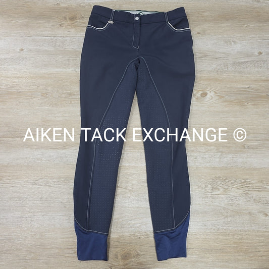 KL Select USG Silicone Grip Full Seat Breeches, Size 30 L