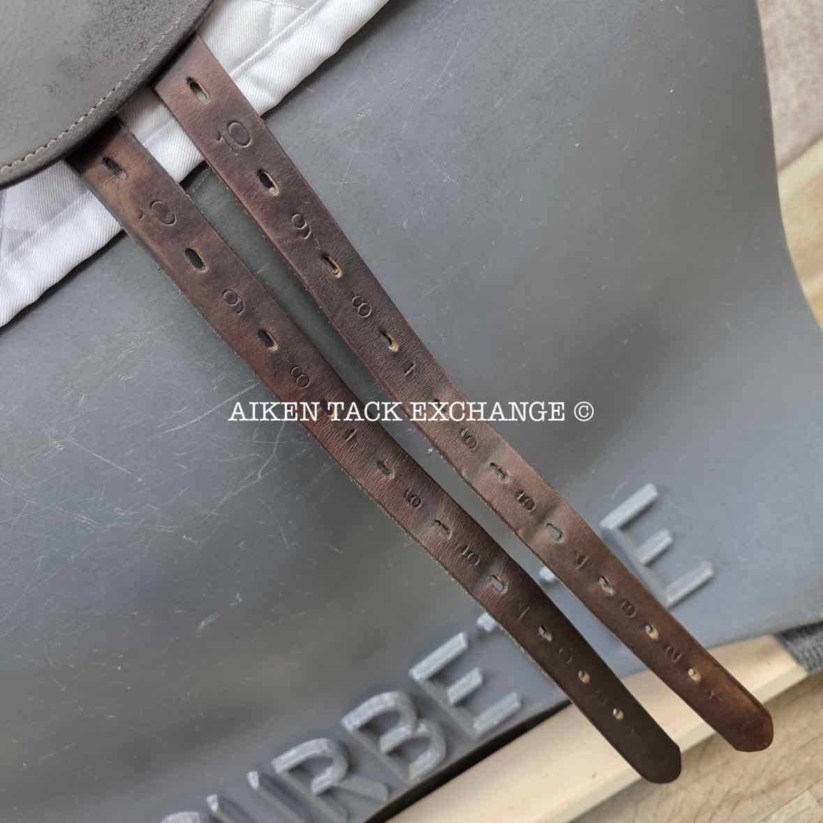 **SOLD** 2023 Prestige X-Advanced K Monoflap Jump Saddle, 18" Seat, 35 Tree - MW/W, Wool Flocked Panels