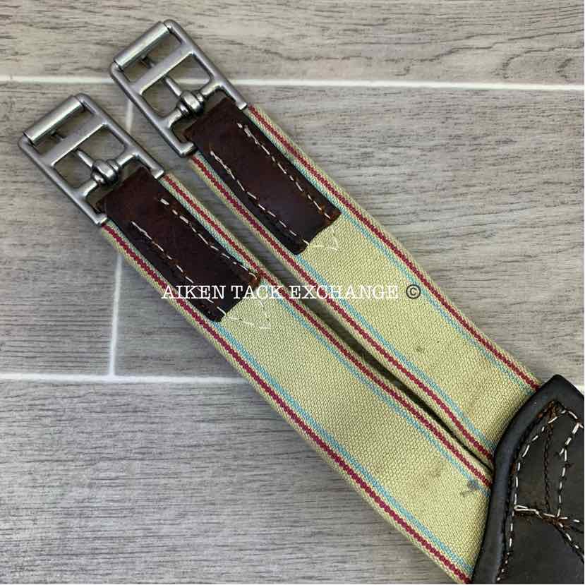 CWD Belly Guard Stud Girth with Double End Elastic, Brown, 48"