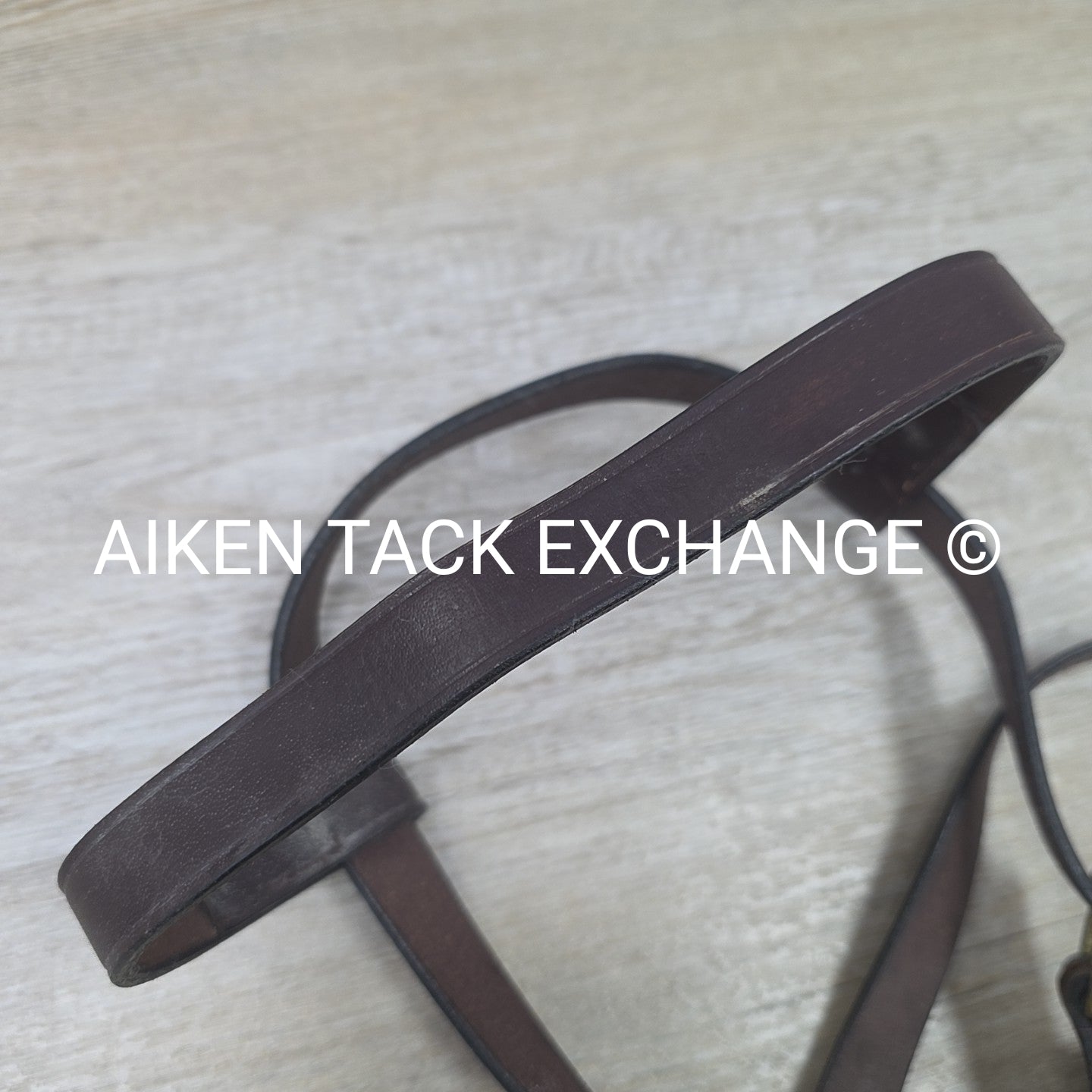 Leather Lunging Cavesson, Brown, Size Full