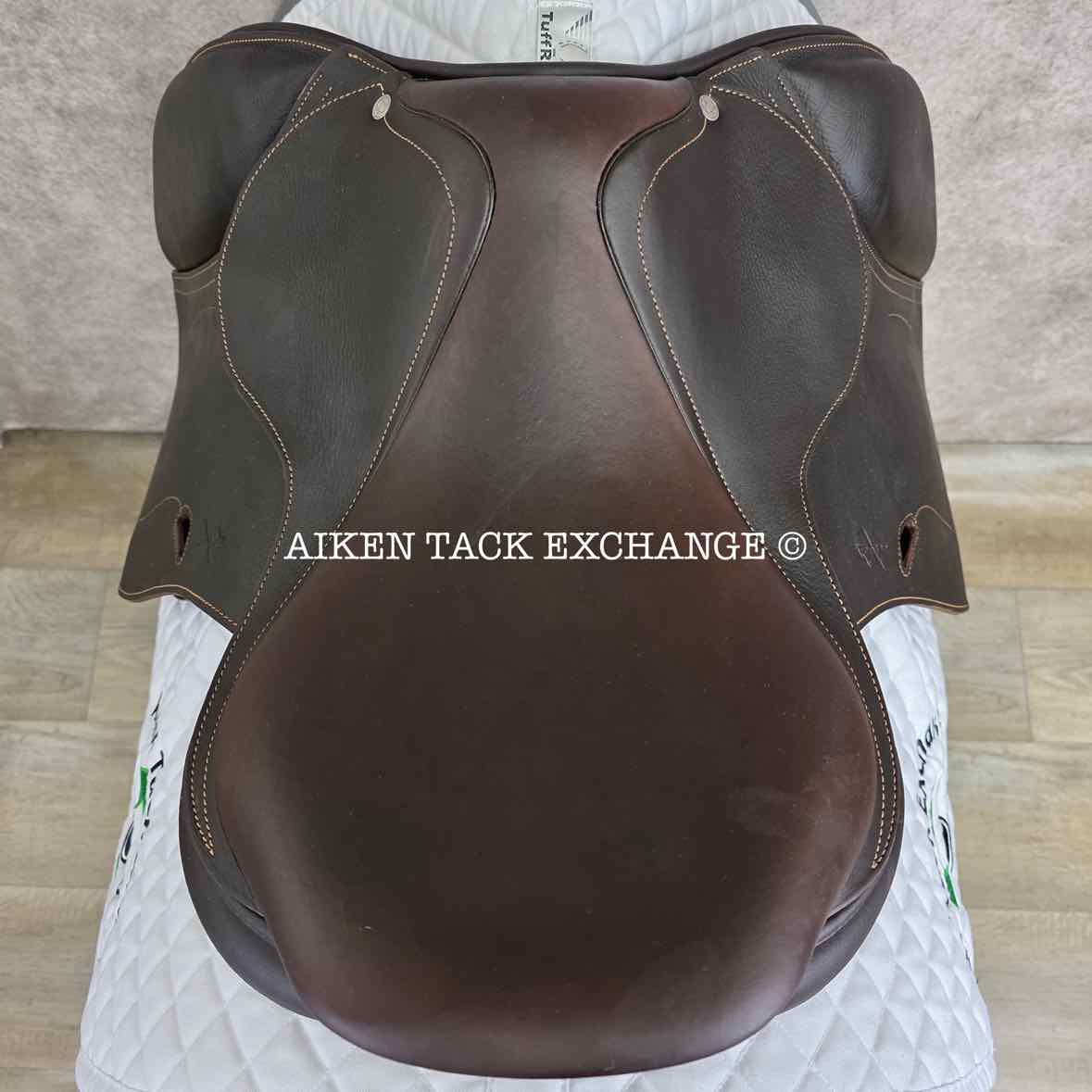 **SOLD** 2018 Antares Contact Jump Saddle, 16.5" Seat, 2D Flap, Medium Wide Tree