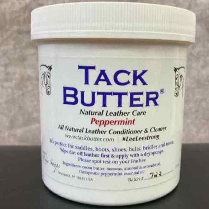Tack Butter All Natural Leather Cleaner/Conditioner, Peppermint - 15 oz