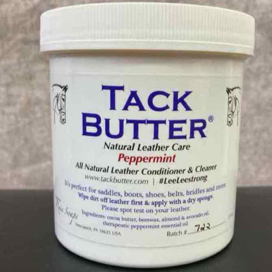 Tack Butter All Natural Leather Cleaner/Conditioner, Peppermint - 15 oz