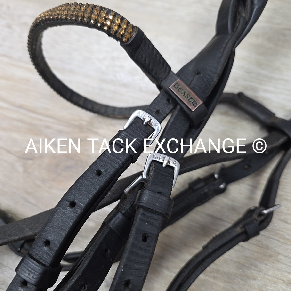 BARGAIN BUNDLE: 2 Dressage Bridles, No Reins, Black, Size Cob & Full