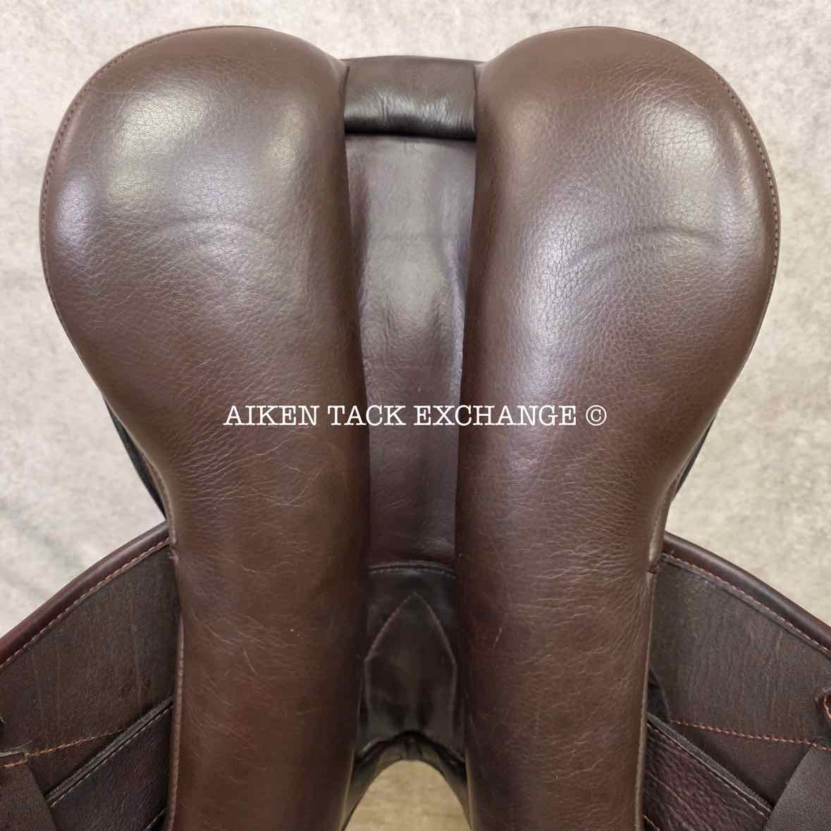 Marcel Toulouse Marielle Genesis Professional Monoflap Eventing Jump Saddle, 18" Seat, Adjustable Tree, Wool Flocked Panels