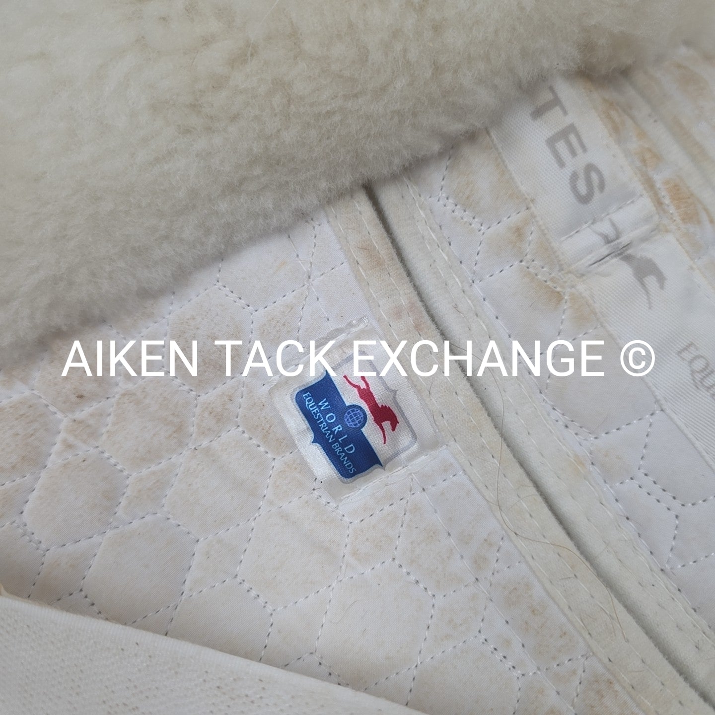 Mattes Gold Correction Sheepskin Half Pad, VS, Size Large