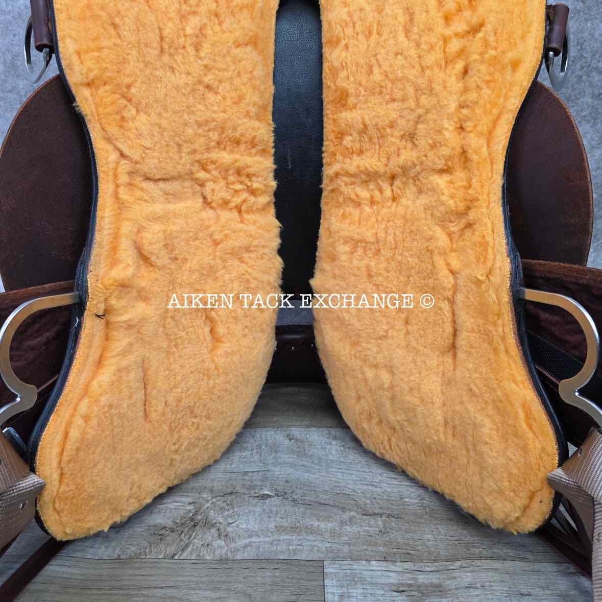 2024 High Horse by Circle Y 6864 Mesquite Western Saddle, 17" Seat, Wide Tree - Full QH Bars