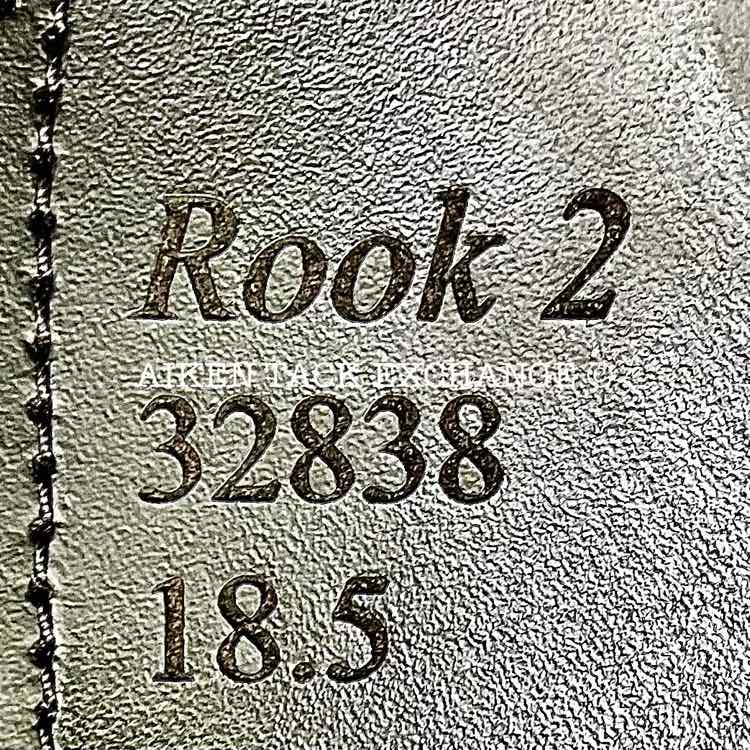 2022 Aviar Rook 2.0 Monoflap Dressage Saddle, 18.5" Seat, Adjustable Tree, Foam Panels