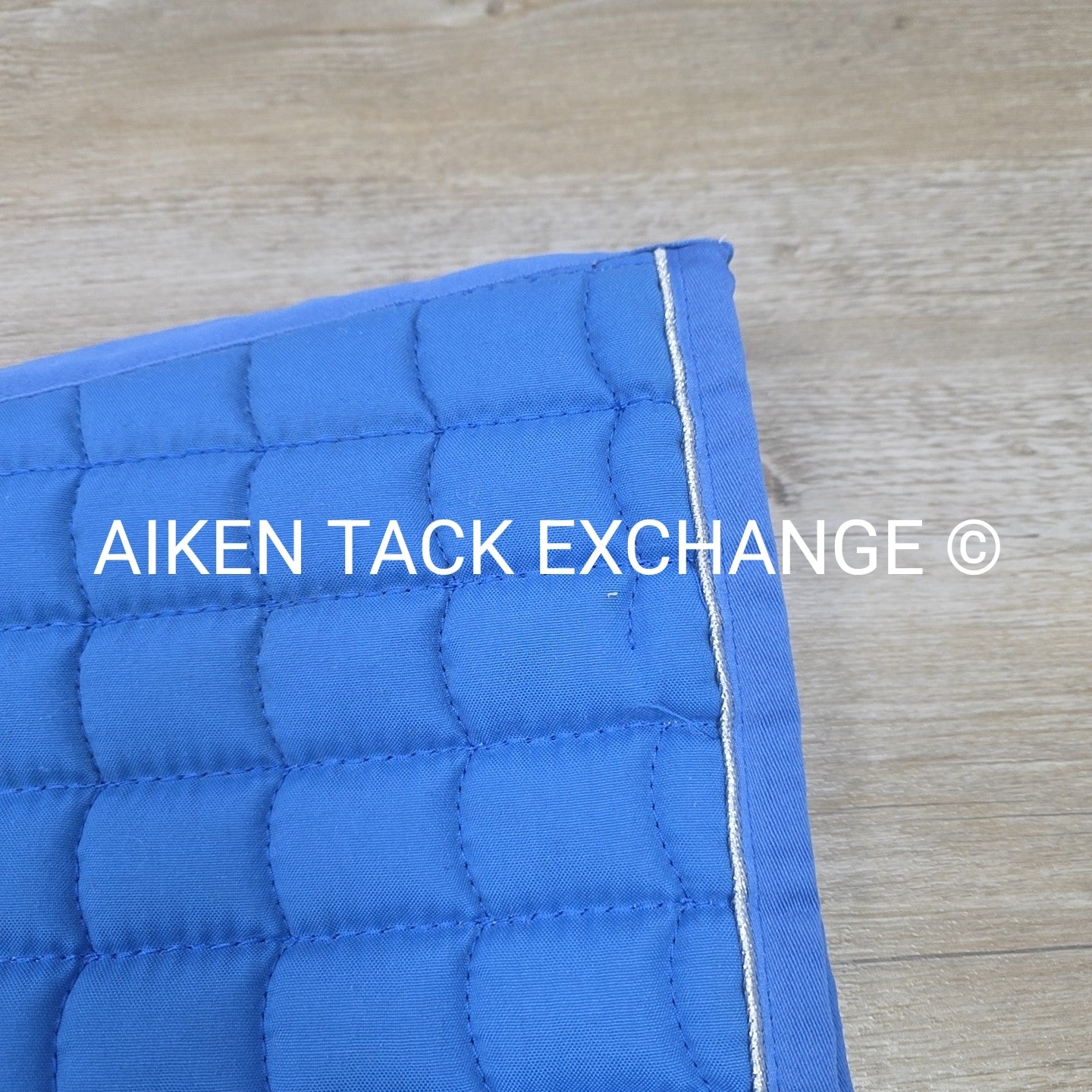 Horze All Purpose Saddle Pad, Blue/Silver, Size Full