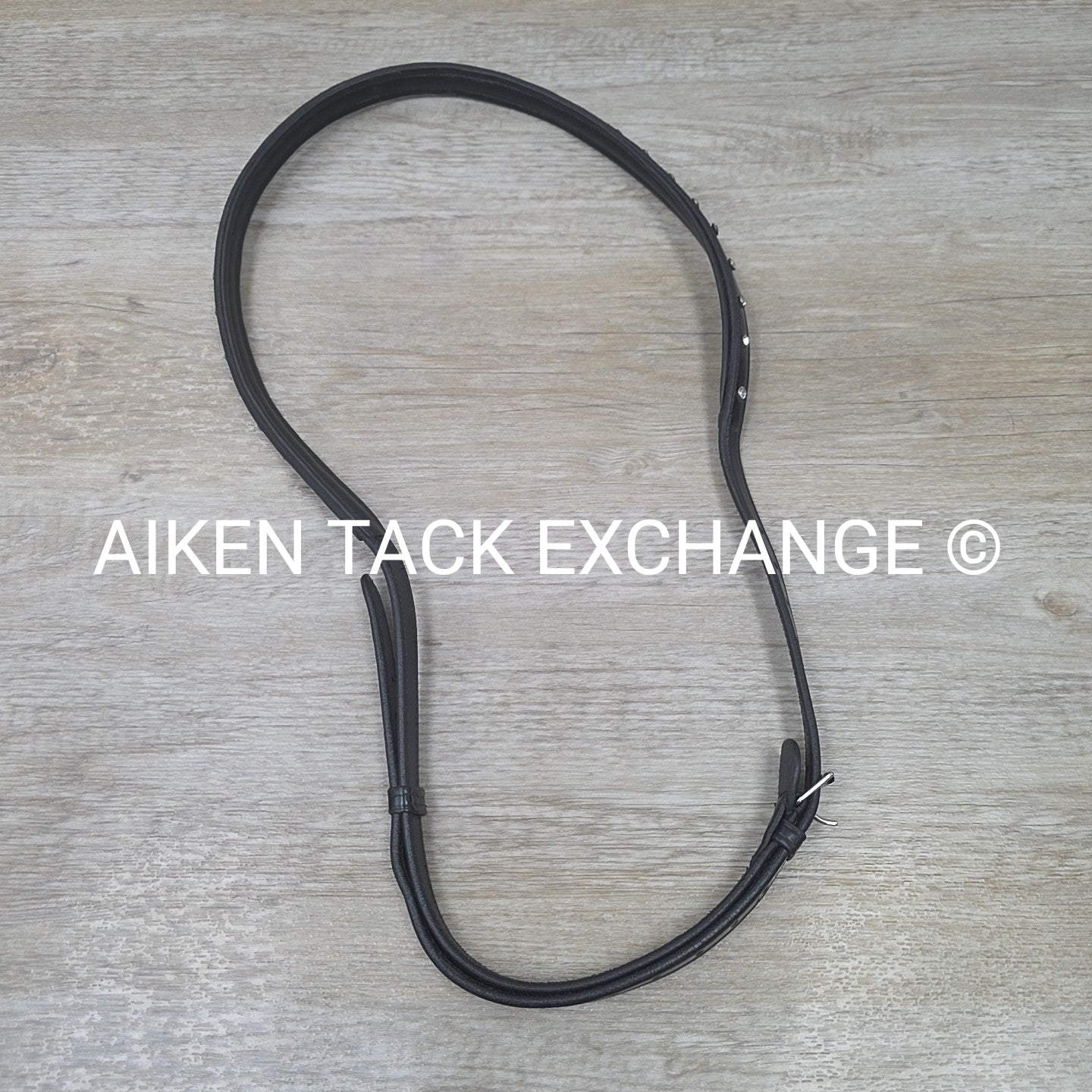 Stampede Equestrian Neck Strap, Patent Black