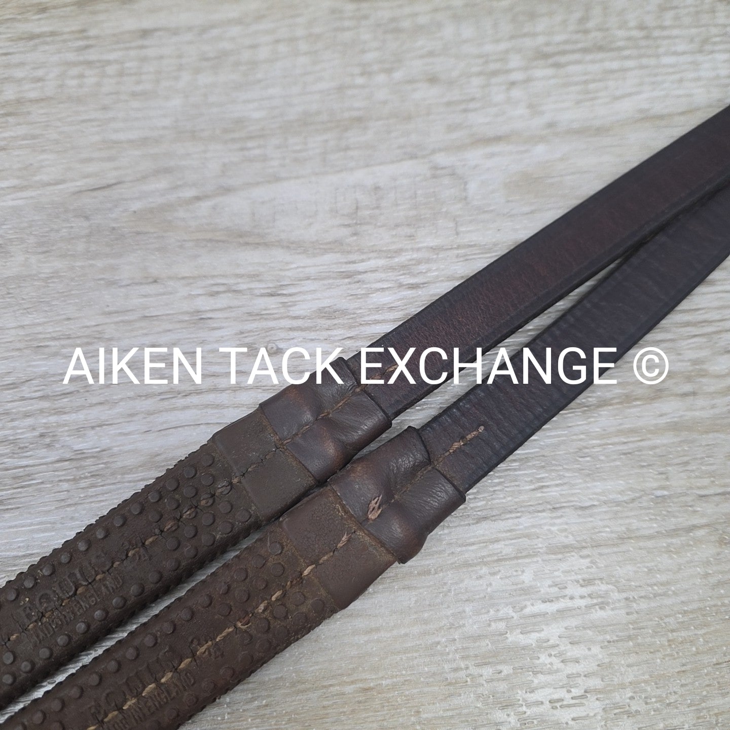 Nunn Finer Heavy Duty Rubber Reins, Brown, 60"